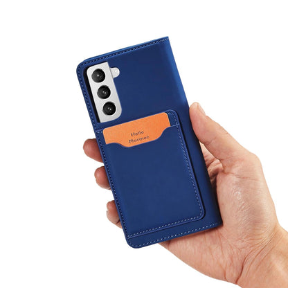Magnet Card Case Case for Samsung Galaxy S22 + (S22 Plus) Pouch Wallet Card Holder Blue_9