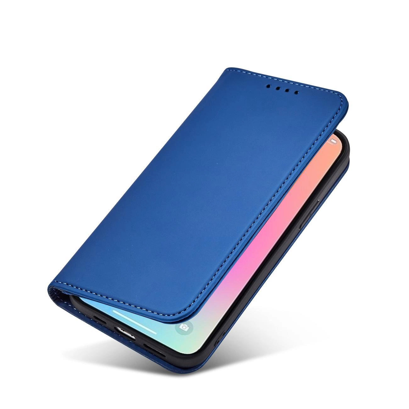 Magnet Card Case Case for Samsung Galaxy S22 Ultra Cover Card Wallet Card Holder Blue_11