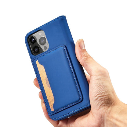 Magnet Card Case Case for Samsung Galaxy S22 Ultra Cover Card Wallet Card Holder Blue_4