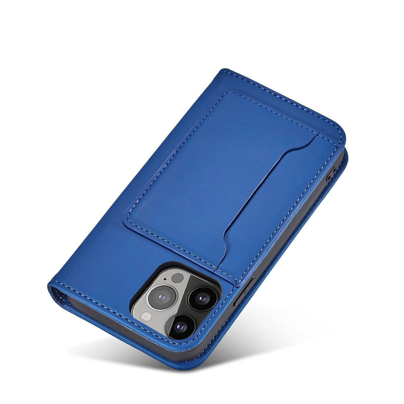 Magnet Card Case Case for Samsung Galaxy S22 Ultra Cover Card Wallet Card Holder Blue_6