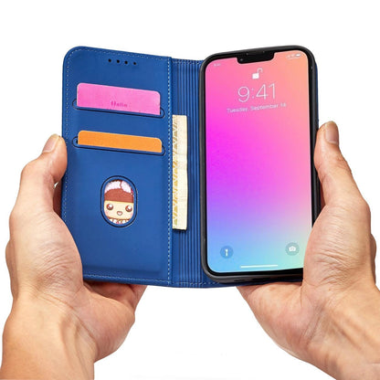 Magnet Card Case Case for Samsung Galaxy S22 Ultra Cover Card Wallet Card Holder Blue_8