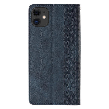 Magnet Strap Case for iPhone 12 Pouch Wallet + Mini Lanyard Pendant Blue_5