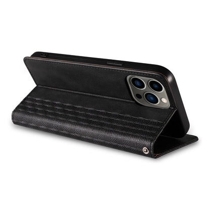 Magnet Strap Case for iPhone 12 Pro Pouch Wallet + Mini Lanyard Pendant Black_9