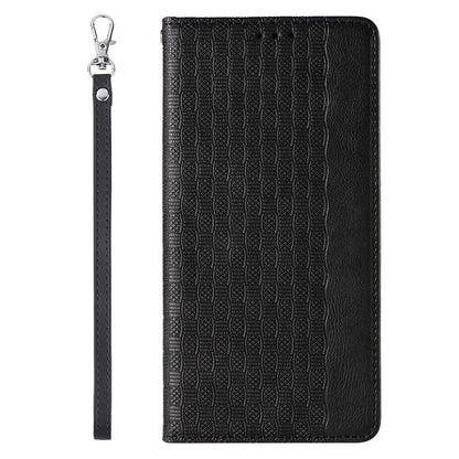Magnet Strap Case for iPhone 12 Pro Pouch Wallet + Mini Lanyard Pendant Black_4