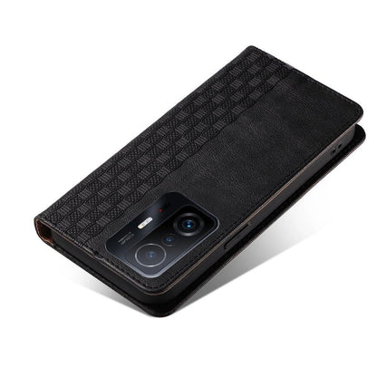 Magnet Strap Case Case for Samsung Galaxy A12 5G Pouch Wallet + Mini Lanyard Pendant Black_3