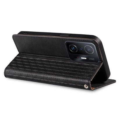 Magnet Strap Case Case for Xiaomi Redmi Note 11 Pro Pouch Wallet + Mini Lanyard Pendant Black_1