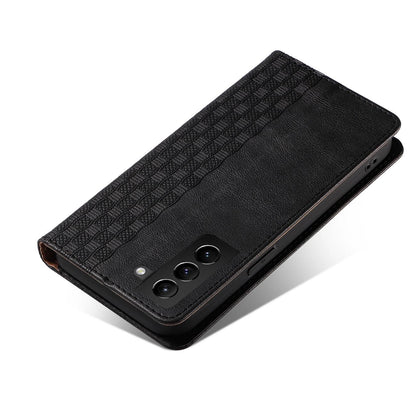 Magnet Strap Case Case for Samsung Galaxy S22 + (S22 Plus) Pouch Wallet + Mini Lanyard Pendant Black_5