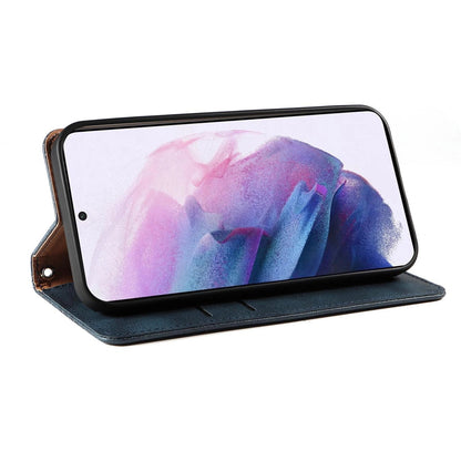 Magnet Strap Case Case for Samsung Galaxy S22 + (S22 Plus) Pouch Wallet + Mini Lanyard Pendant Blue_9