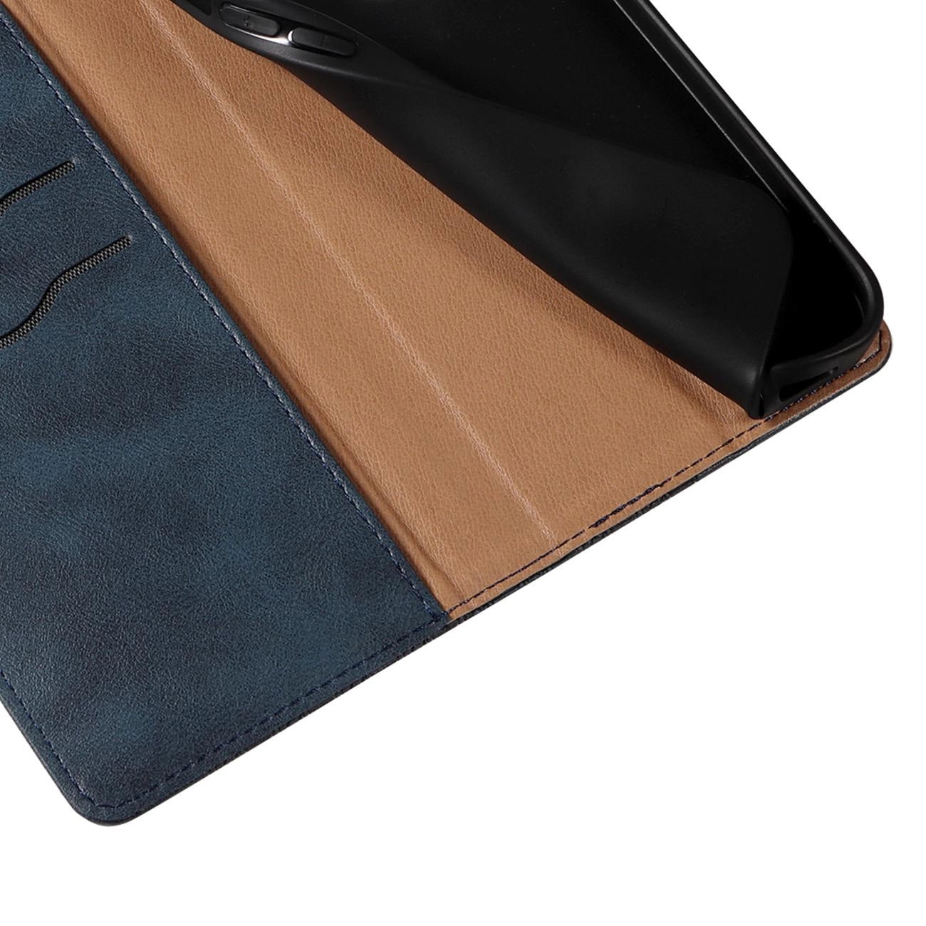 Magnet Strap Case Case for Samsung Galaxy S22 + (S22 Plus) Pouch Wallet + Mini Lanyard Pendant Blue_10
