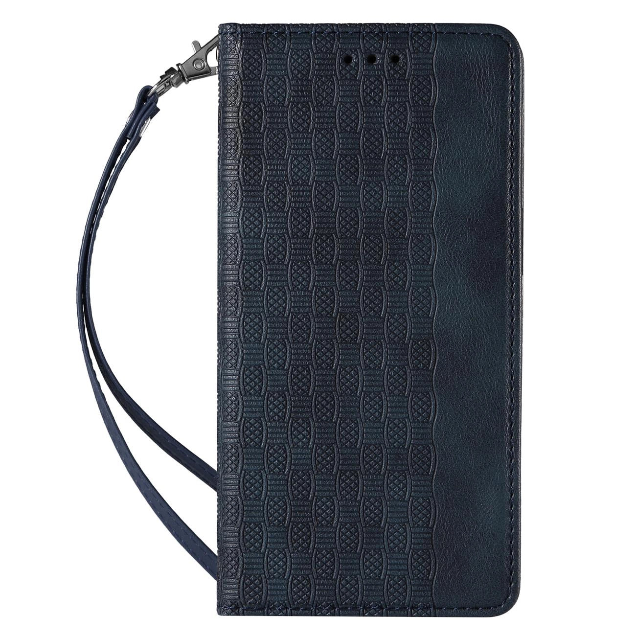 Magnet Strap Case Case for Samsung Galaxy S22 + (S22 Plus) Pouch Wallet + Mini Lanyard Pendant Blue_3
