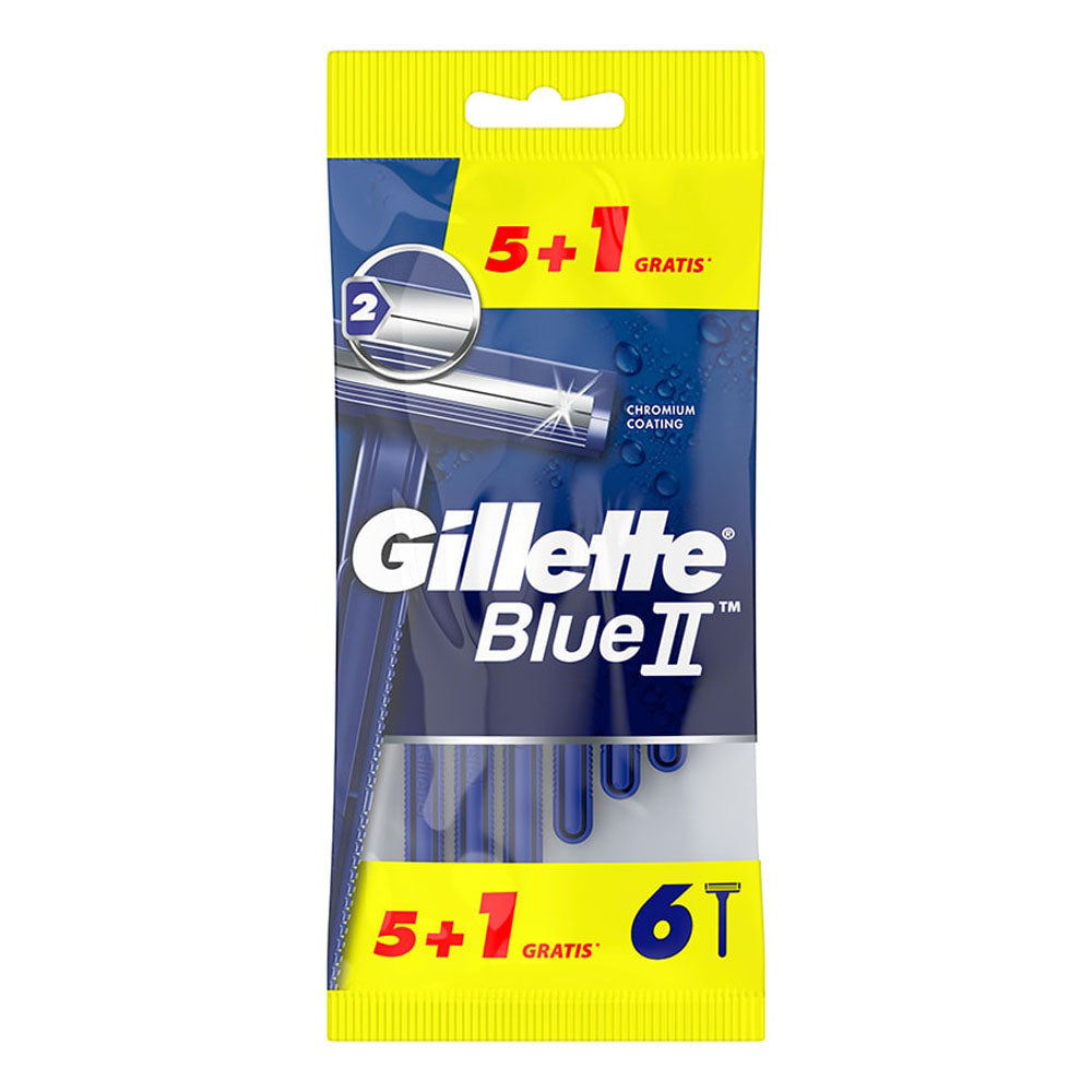 Pacote de lÃ¢minas fixas gillette blue ii 5+1_0