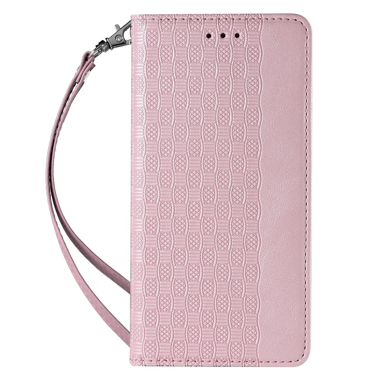 Magnet Strap Case Case for Samsung Galaxy S22 + (S22 Plus) Pouch Wallet + Mini Lanyard Pendant Pink_3