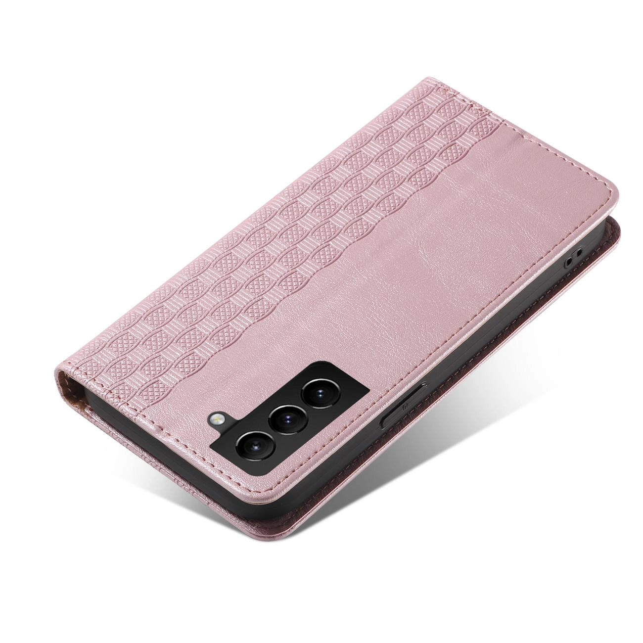 Magnet Strap Case Case for Samsung Galaxy S22 + (S22 Plus) Pouch Wallet + Mini Lanyard Pendant Pink_4