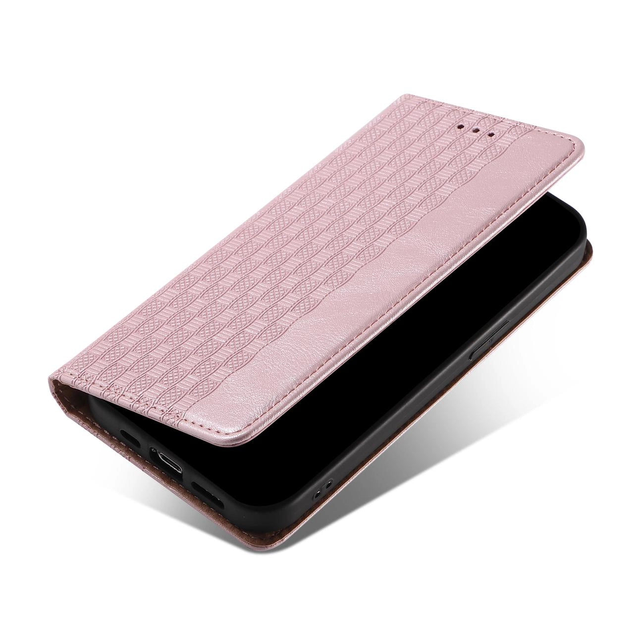 Magnet Strap Case Case for Samsung Galaxy S22 + (S22 Plus) Pouch Wallet + Mini Lanyard Pendant Pink_5