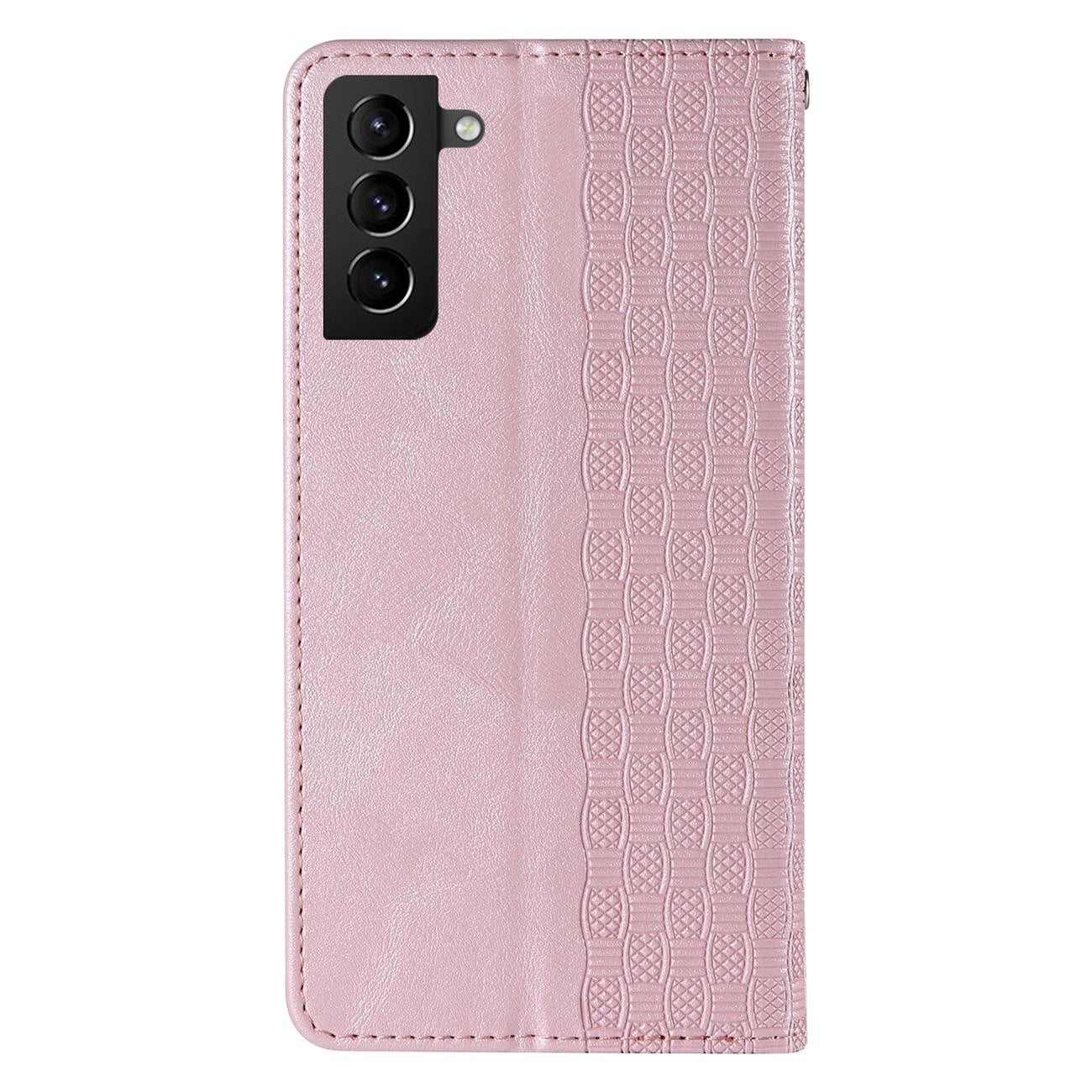 Magnet Strap Case Case for Samsung Galaxy S22 + (S22 Plus) Pouch Wallet + Mini Lanyard Pendant Pink_6