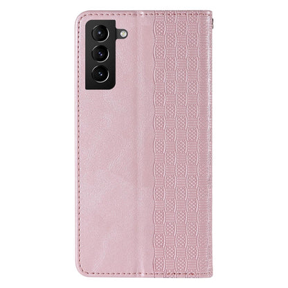 Magnet Strap Case Case for Samsung Galaxy S22 + (S22 Plus) Pouch Wallet + Mini Lanyard Pendant Pink_6