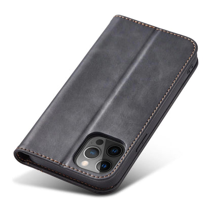 Magnet Fancy Case Case for iPhone 12 Pro Max Pouch Wallet Card Holder Black_4