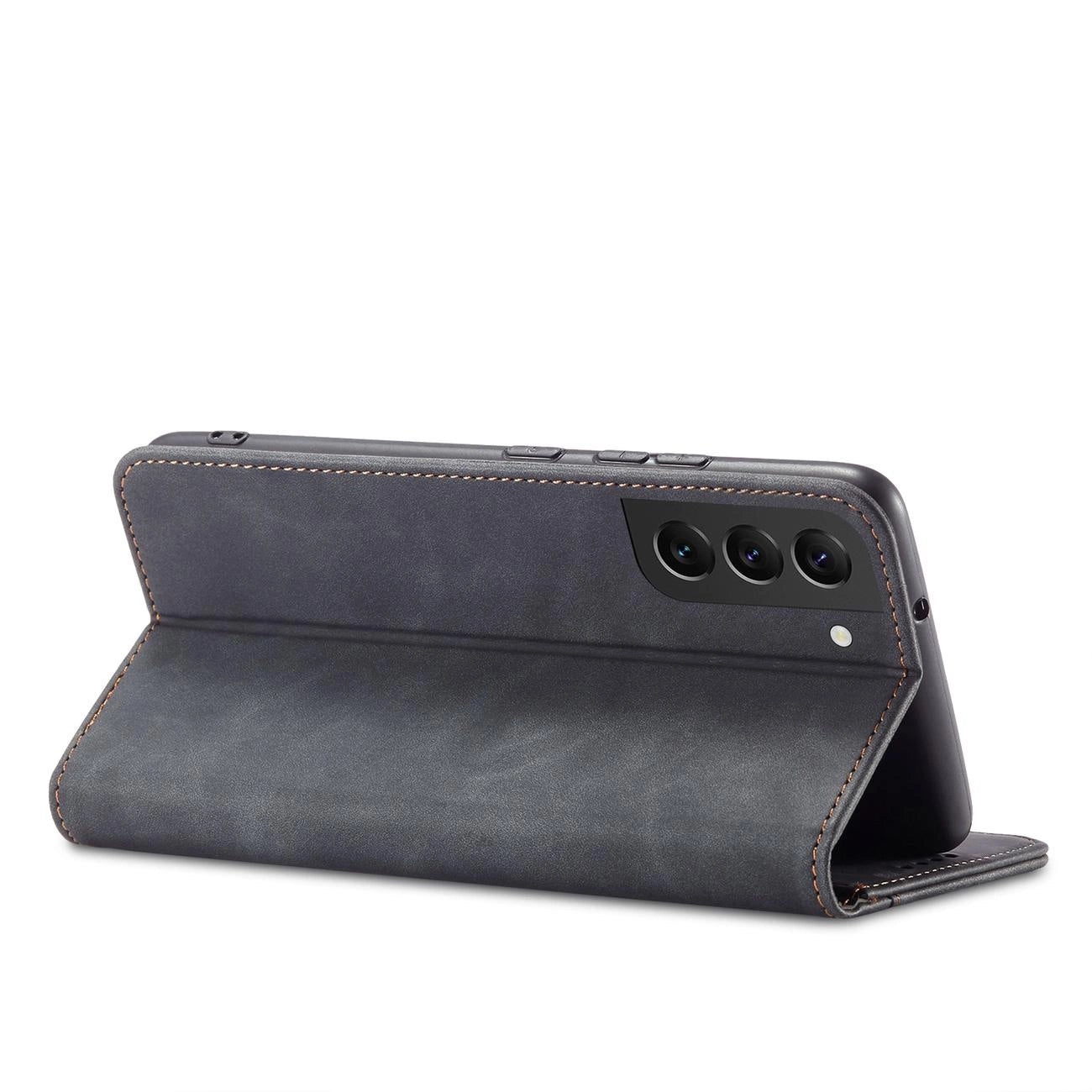 Magnet Fancy Case Case for Samsung Galaxy S22 + (S22 Plus) Pouch Wallet Card Holder Black_4