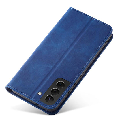 Magnet Fancy Case Case for Samsung Galaxy S22 + (S22 Plus) Pouch Wallet Card Holder Blue_3