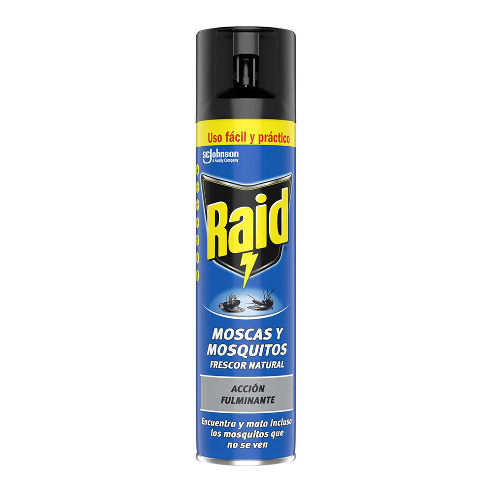Raid insecticida spray 400ml mosquitos e mosquitos_0
