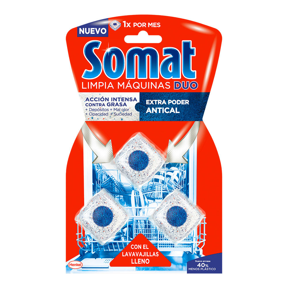Produto para limpeza de mÃ¡quina de lavar-louÃ§a (cheio) 3 doses somat_0