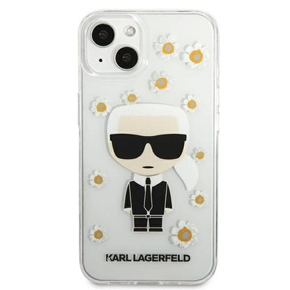 Karl Lagerfeld KLHCP13SHFLT iPhone 13 mini 5,4" przezroczysty/transparent Flower Ikonik Karl_2