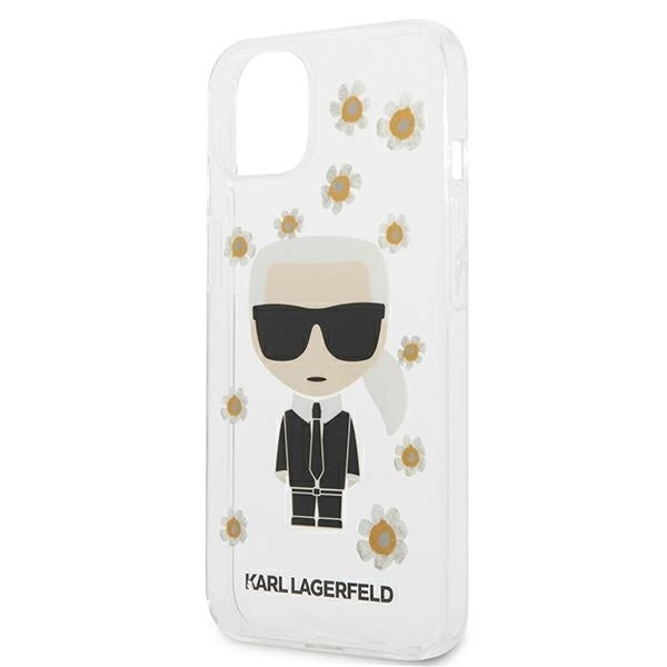 Karl Lagerfeld KLHCP13SHFLT iPhone 13 mini 5,4" przezroczysty/transparent Flower Ikonik Karl_5