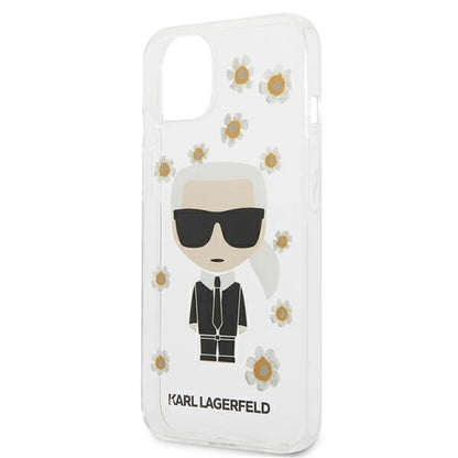 Karl Lagerfeld KLHCP13SHFLT iPhone 13 mini 5,4" przezroczysty/transparent Flower Ikonik Karl_5