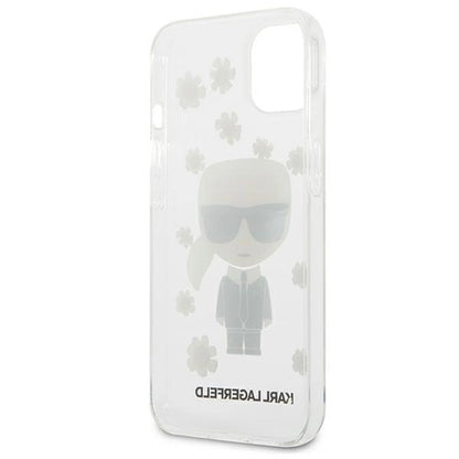 Karl Lagerfeld KLHCP13SHFLT iPhone 13 mini 5,4" przezroczysty/transparent Flower Ikonik Karl_6