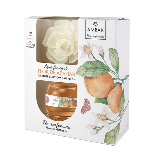 Ambientador ambar flor difusor Ã¡gua fresca azahar 60ml_0