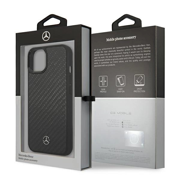 Mercedes MEHCP13SRCABK iPhone 13 mini 5,4" czarny/black carbon hardcase Dynamic Line_7