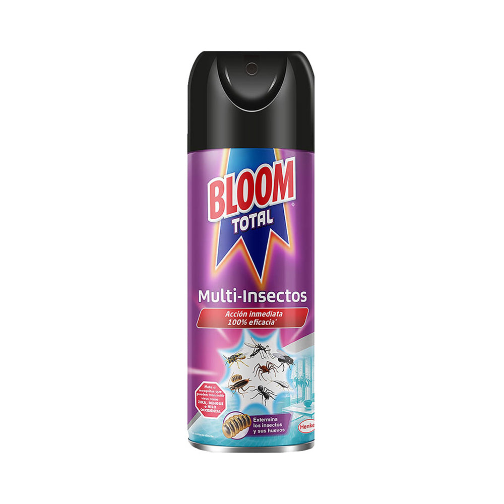 Spray insect bloom multi-insetos 400ml moscas, vespas, baratas_0