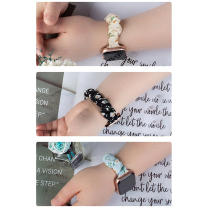 Fabric Watch 7 band 7/6/5/4/3/2 / SE (45/44 / 42mm) strap bracelet bracelet with elastic blue_10