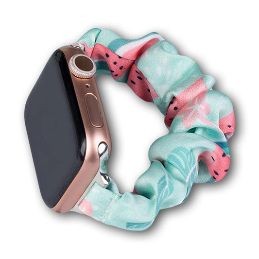Cloth Watch 7 band 7/6/5/4/3/2 / SE (45/44 / 42mm) strap bracelet bracelet on elastic watermelon_0
