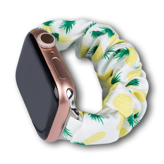 Cloth Watch 7 band 7/6/5/4/3/2 / SE (45/44 / 42mm) strap bracelet bracelet with elastic pineapple_0