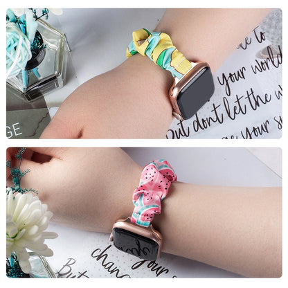 Cloth Watch 7 band 7/6/5/4/3/2 / SE (45/44 / 42mm) strap bracelet bracelet with elastic pineapple_5