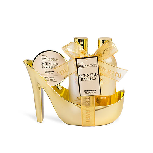 Cesta de casa de sapato dourado g180 + corpo 180 ml + mÃ£os cr 50 ml_0