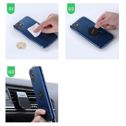 Ugreen magnetic car holder for the ventilation grille, silver (LP290)_11