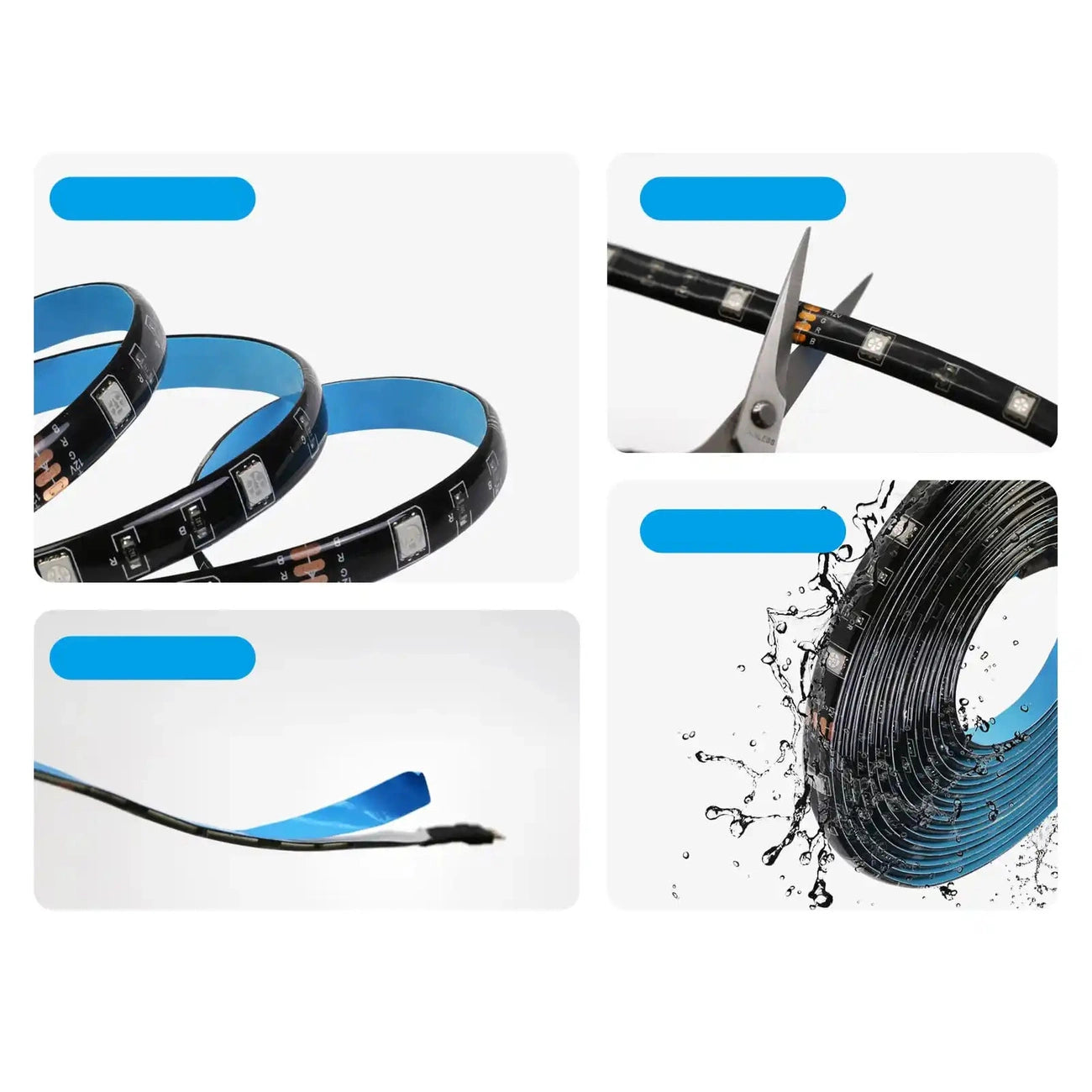 Sonoff L2-2M kit intelligent waterproof LED strip 2m RGB remote control Wi-Fi power supply_3