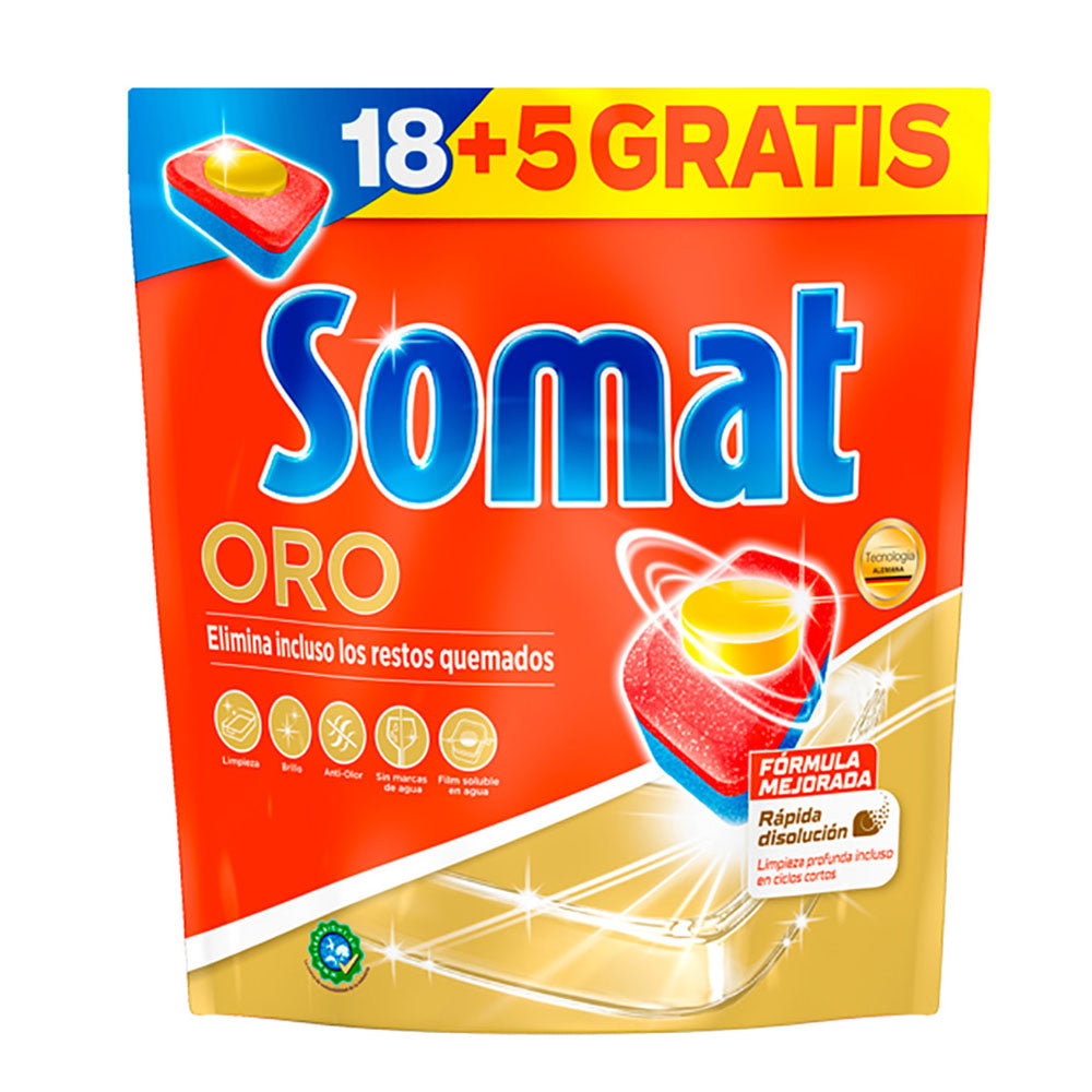 Somat pastilhas para mÃ¡quina lava-louÃ§a oro 23 (18+5)_0