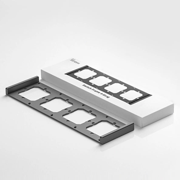 Frame for M5 80 smart wall switch 4-way quadruple SONOFF M5-4C-80-F (dim gray)_2