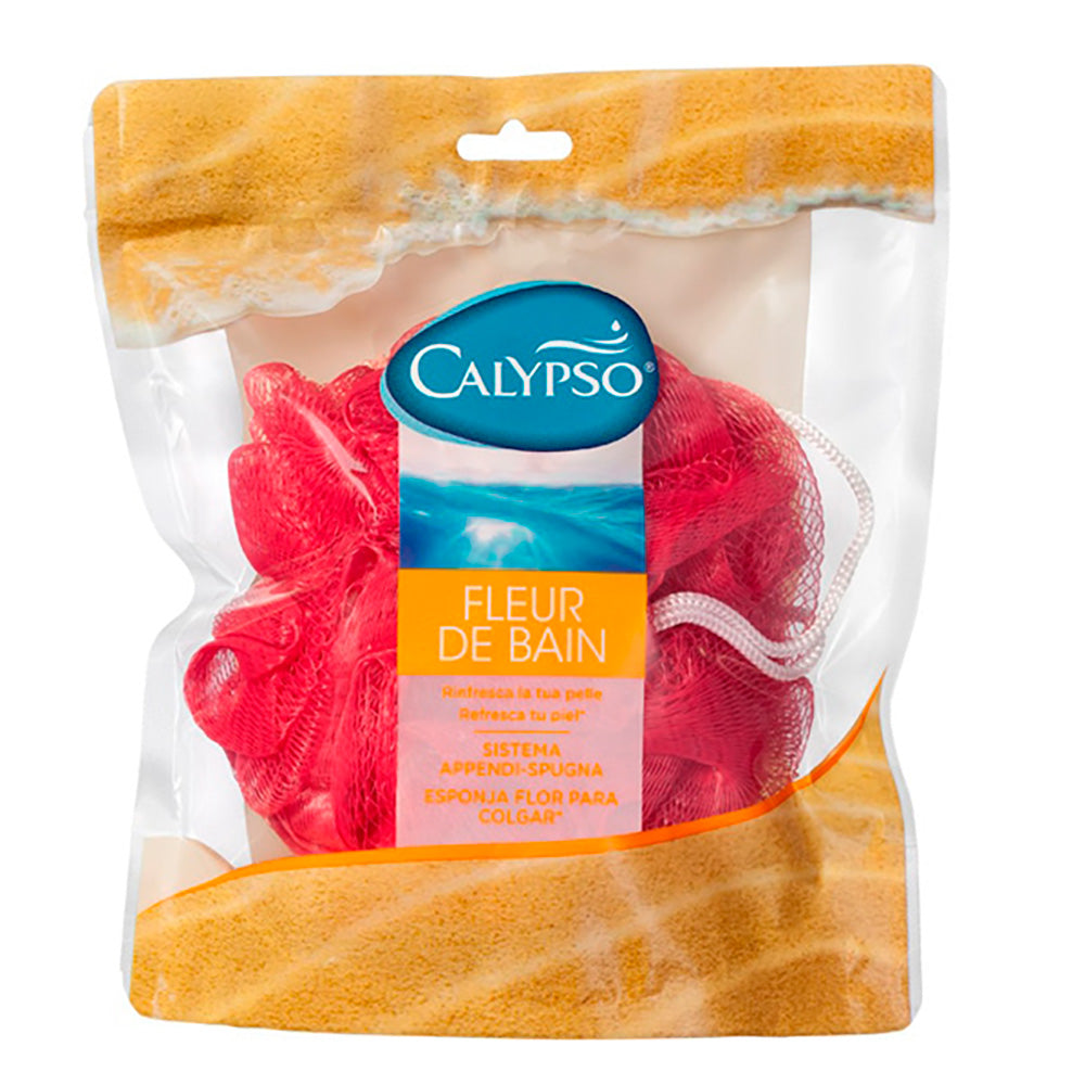 Esponja calypso malha flor (fleur bain )cores sortidas._0