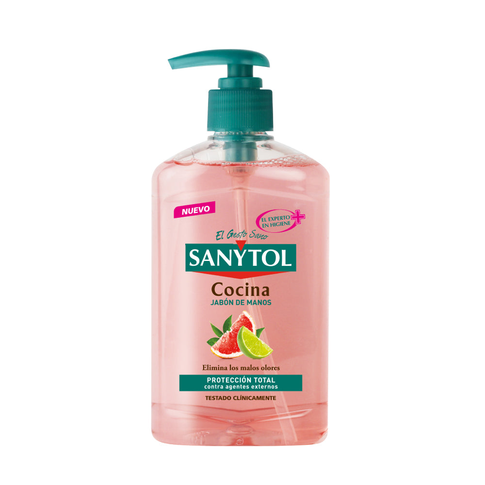 SabÃ£o de mÃ£os sanytol cozinha 250ml_0