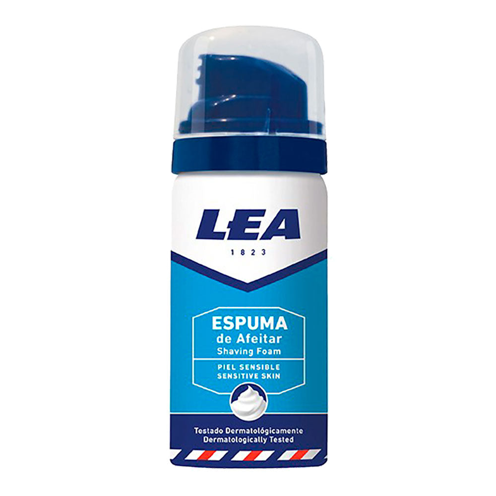 Espuma de barbear lea sensible 100ml viagem_0