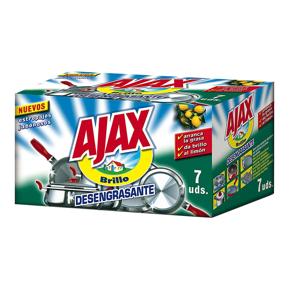 Ajax sabÃ£o desengordurante limÃ£o 7 unidades. remove a gordura, dÃ¡ brilho._0