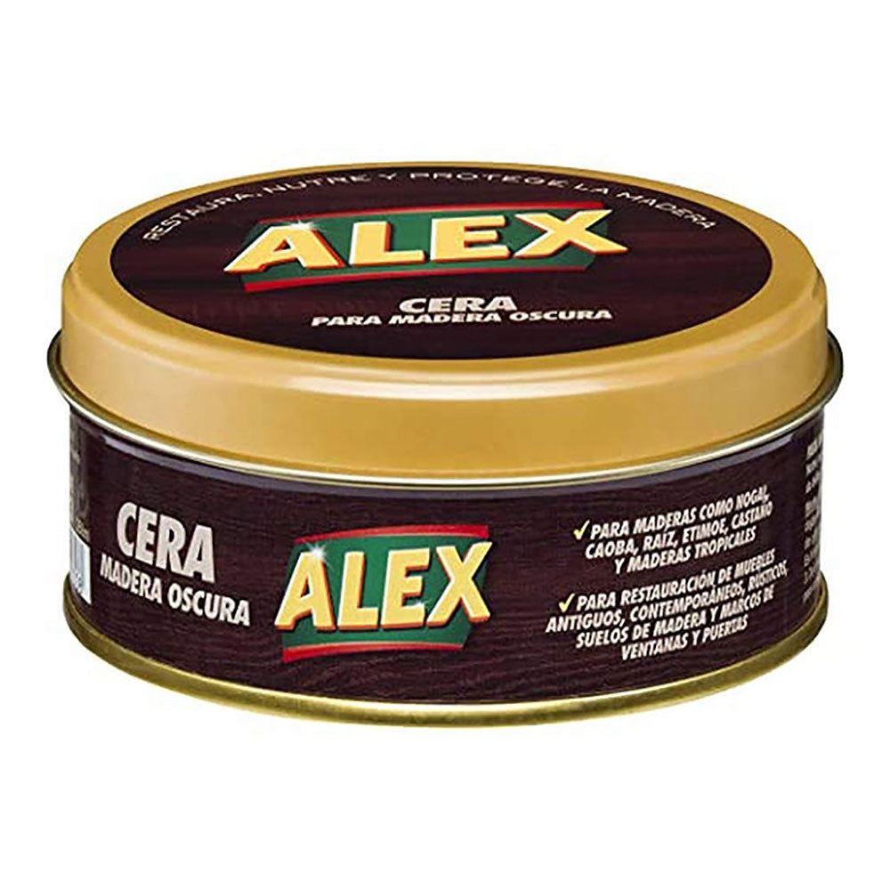 Cera alex escura lata para madeira 250 gr_0