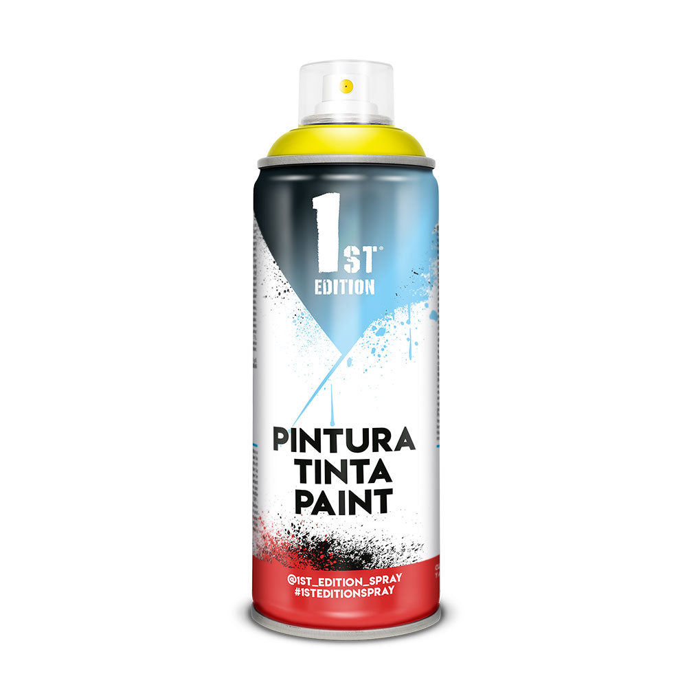 Tinta em spray 1st edition 520cc / 300ml mate amarelo limÃ£o ref.642_0