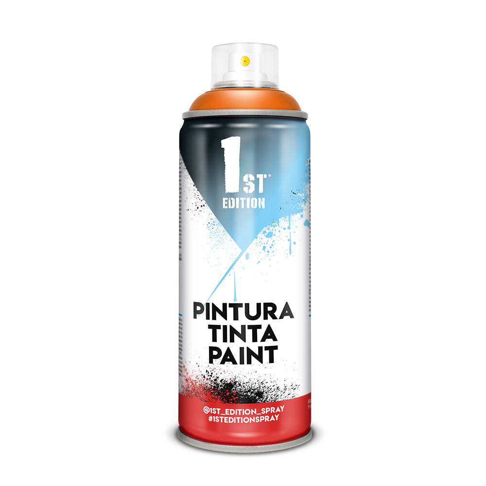 Tinta em spray 1st edition 520cc / 300ml mate laranja perigo ref.645_0