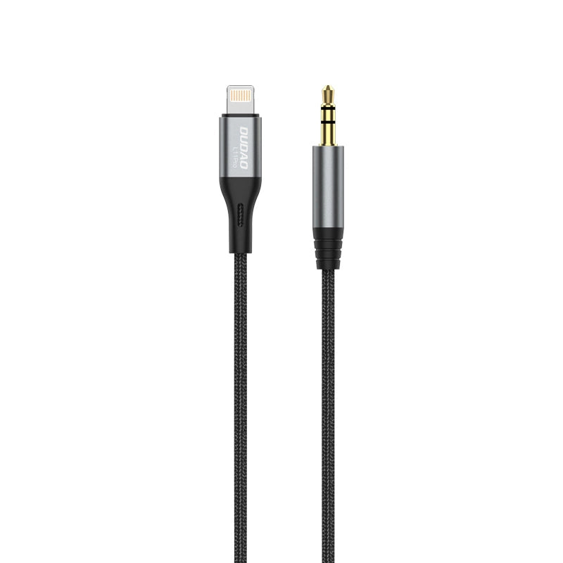 Dudao audio cable Lightning - mini jack 3.5mm 1m gray (L11PRO)_1