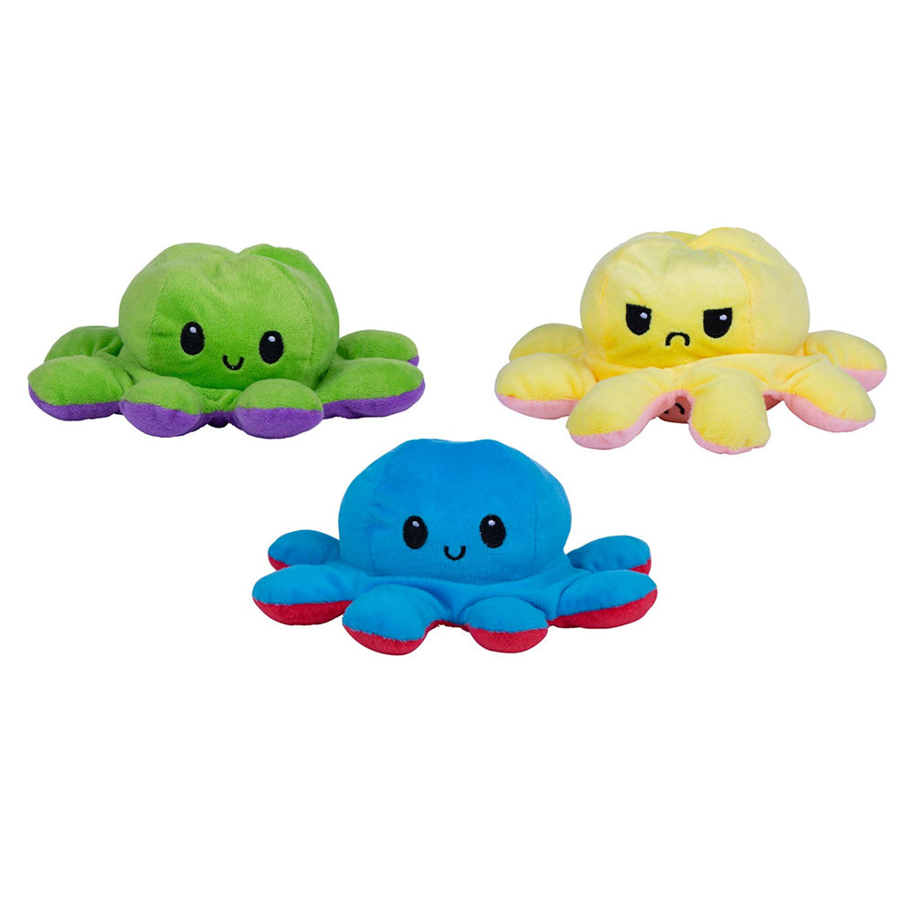 Polvo de pelÃºcia reversÃ­vel, cores variadas, Ã¸ 19 cm_0